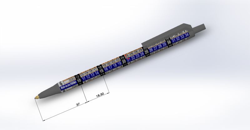 CAD design stage of AVRUL Pen